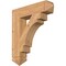 Ekena Millwork Merced Arts & Crafts Smooth Bracket, Western Red Cedar, 5 1/2"W x 26"D x 30"H BKT06X26X30MRC03SWR - alternate 1